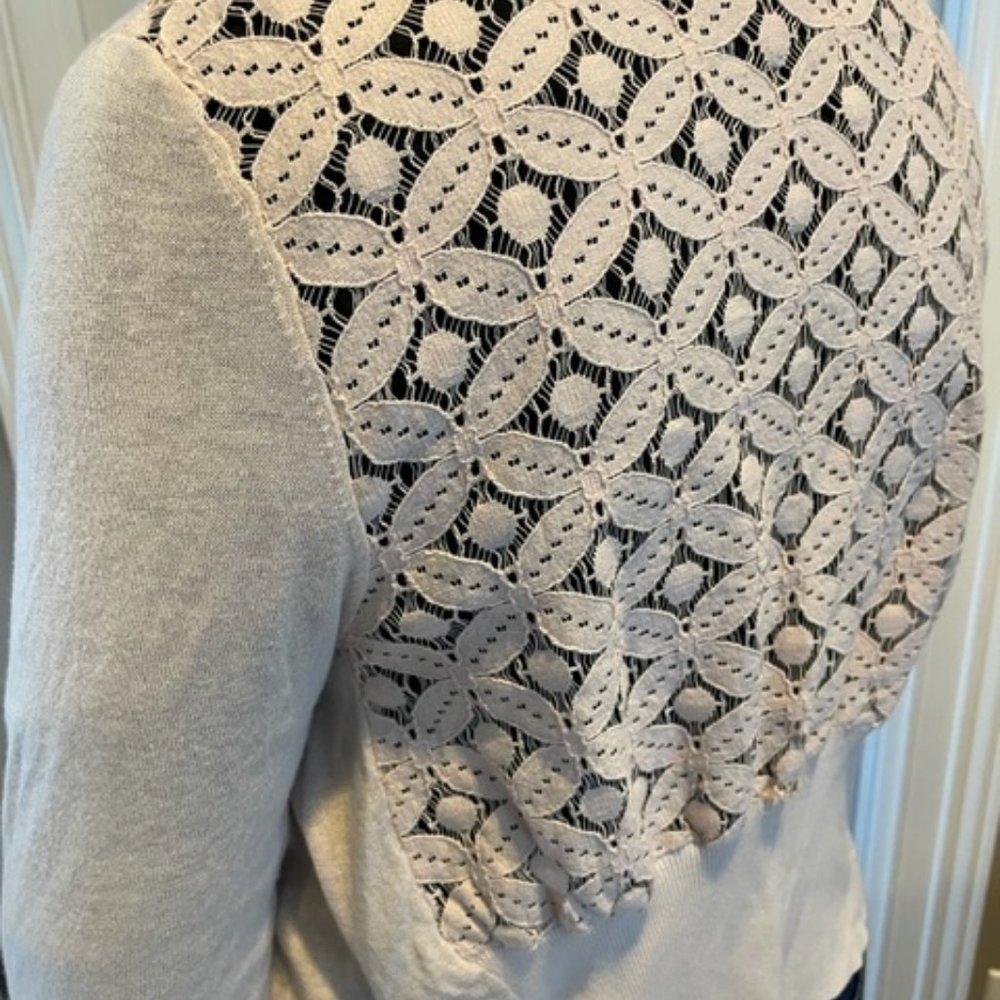 Charolette Tarantola cardi, pale pink open back - Picture 8 of 9